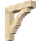 Ekena Millwork Balboa Block Rough Sawn Bracket w/ Offset Brace, Douglas Fir, 8"W x 34"D x 34"H BKT0806X34X34BOA05RDF - alternate 1
